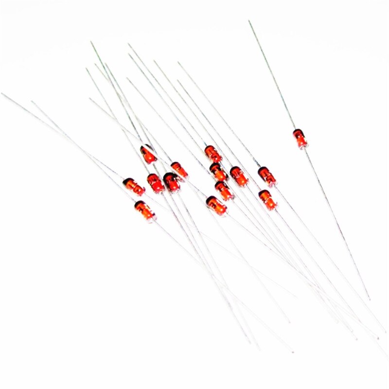 Set 10 Điốt 1N34A 1N34 Germanium 50mA 65V DO-35 (DO-204AH) IN34A IN34 Axial Cho TV FM AM Radio