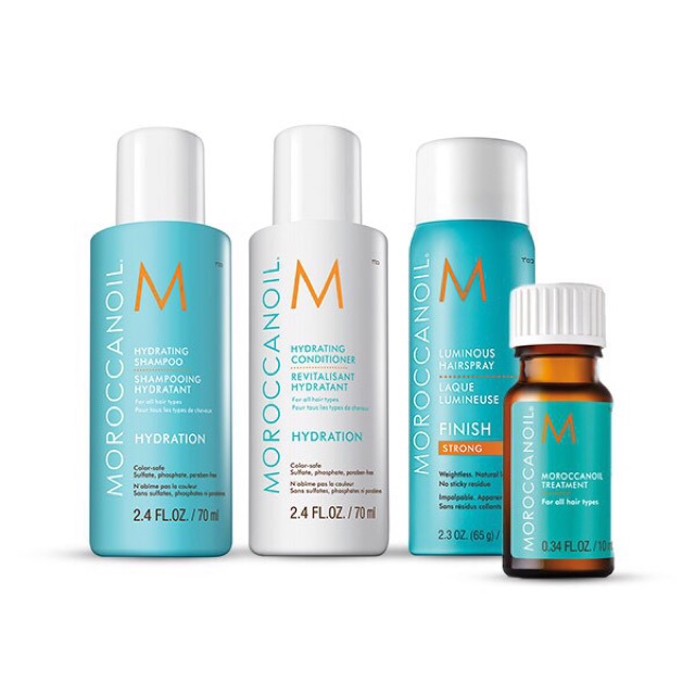 BỘ SẢN PHẨM DƯỠNG ẨM VÀ TẠO KIỂU MOROCCANOIL SIZE MINI