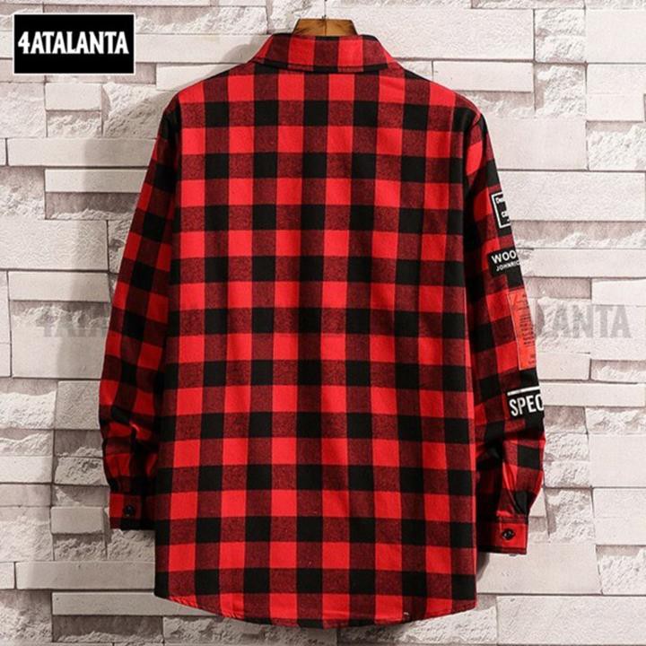 Áo khoác sơ mi caro 4ATALANTA, áo sơ mi unisex – 4AT - AKC - 304 | BigBuy360 - bigbuy360.vn
