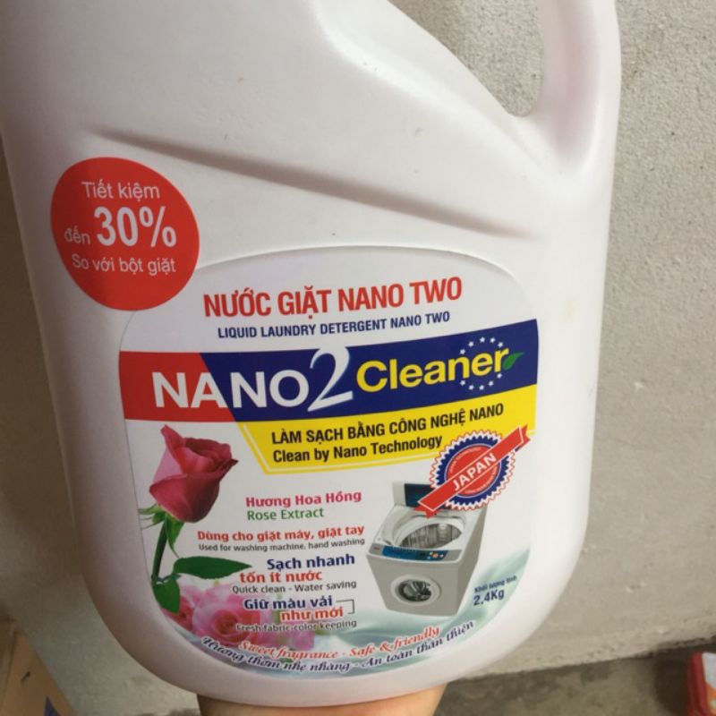 Nước giặt NANO Suzy Nhật Bản 4kg - thành phần hữu cơ