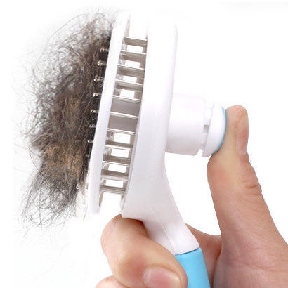 Lược chải lông chó mèo có nút bấm CHÍNH HÃNG CLEAN chải lông chó mèo #luocchailong