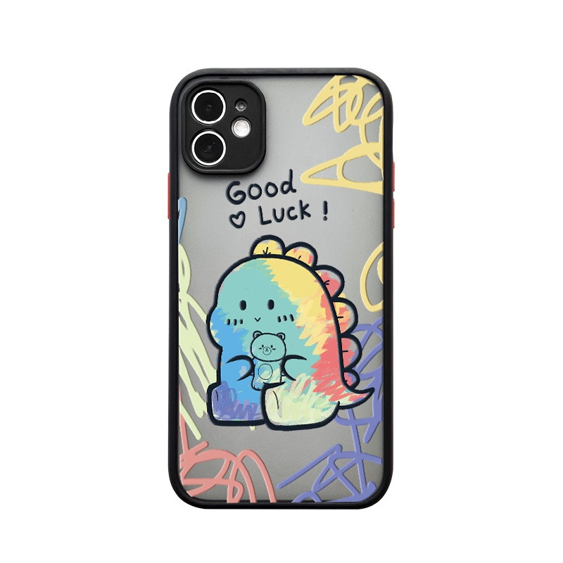 Ốp lưng iphone Khủng long nhỏ có viền bảo vệ cam 6/6s/6plus/6splus/7plus/8plus/x/xs/xs max/11/11promax/12/12pro/12promax