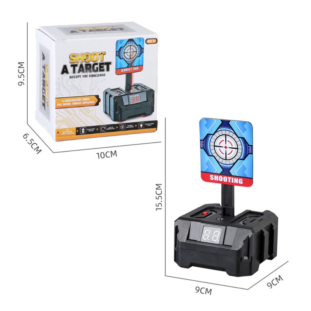 Bia tập bắn điện tử tự động hồi mục tiêu - Electric shooting target - Bia đơn