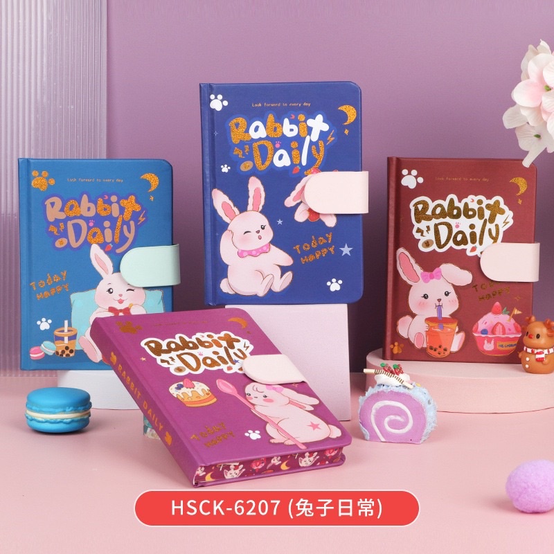 Sổ tay ghi chú hoạ tiết hoạt hình 128 trang