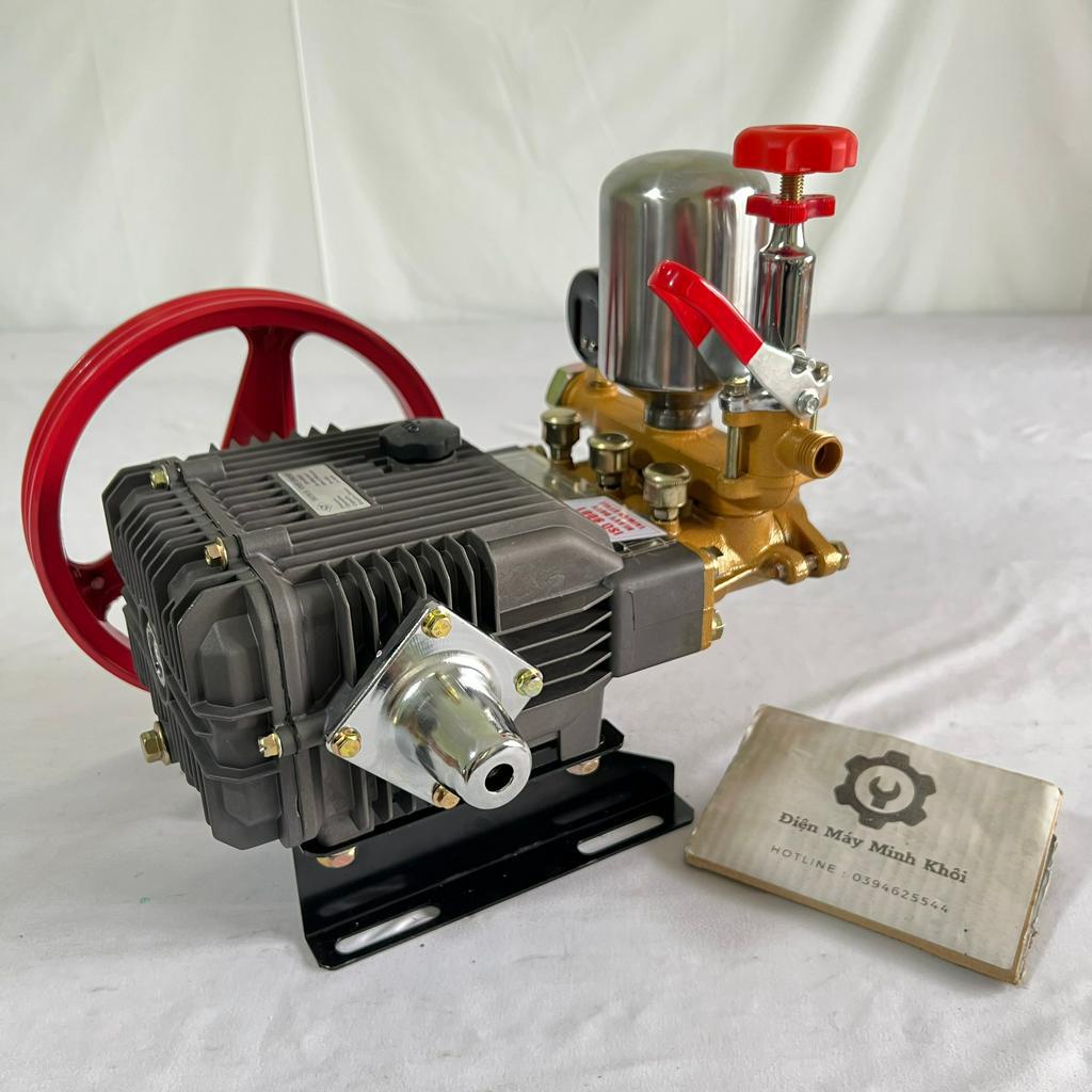 Đầu bơm máy rửa xe áp lực cao Taiwan 3HP| Đầu máy cao áp dây đai Shauypai 56| Đầu nén, xịt phun thuốc
