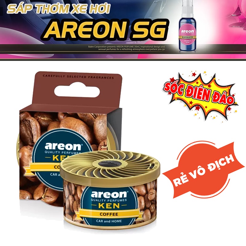 Sáp Thơm Nước Hoa Ô Tô AREON - Hương CÀ PHÊ