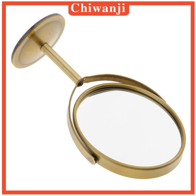 [Hàng mới về] Gương trang điểm để bàn hình oval 3in hai mặt chất lượng