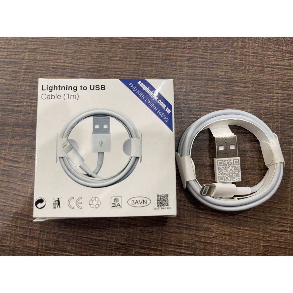 Cáp sạc Lightning sạc nhanh 3A
