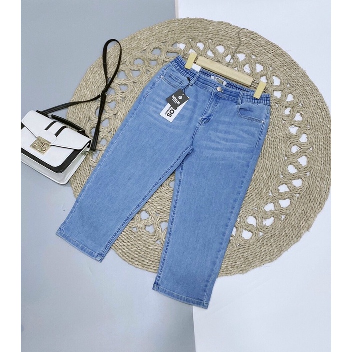Quần jean thun lỡ 7 tất từ 45kg đến 85kg