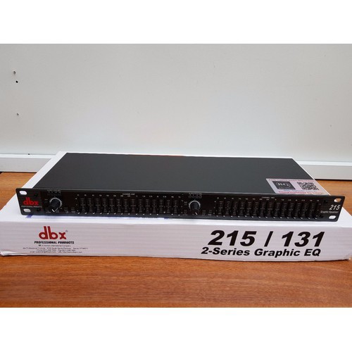 Lọc xì Equalizer dbx 215-Hàng loại 1-kèm dây jack canon