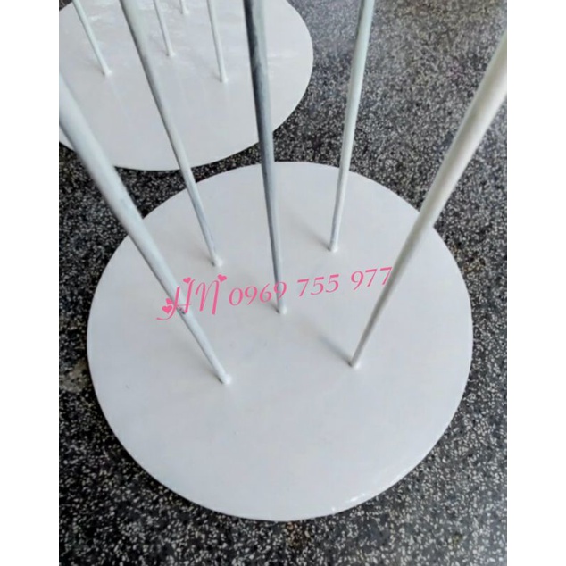 Chân đế sắt làm hoa voan khổng lồ