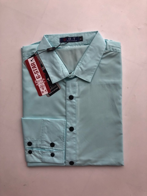 Áo sơ mi nam dài tay Hàn Quốc form ôm body, vải lụa Thái chống nhăn | BigBuy360 - bigbuy360.vn