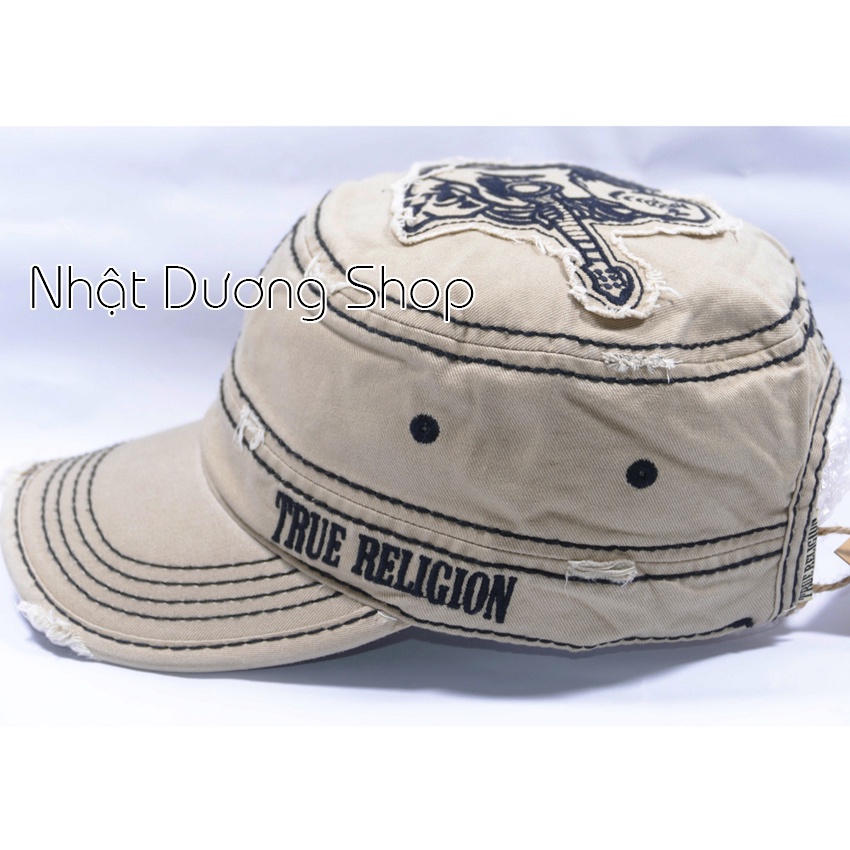 Nón kết đầu bằng xịn ông địa đánh tua trước kết - Chất liệu kaki cao cấp