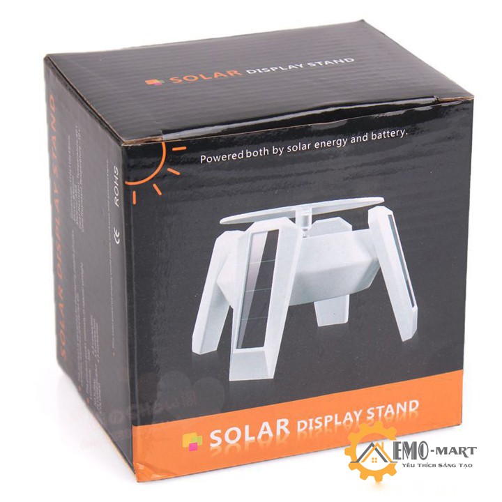 Đế Xoay Trưng Bày Sản Phẩm V2 💦 BH 12 Tháng 💦 Dùng Pin Hoặc Năng Lượng Mặt Trời, Bàn Xoay Mica Có Đèn Led Sang Trọng