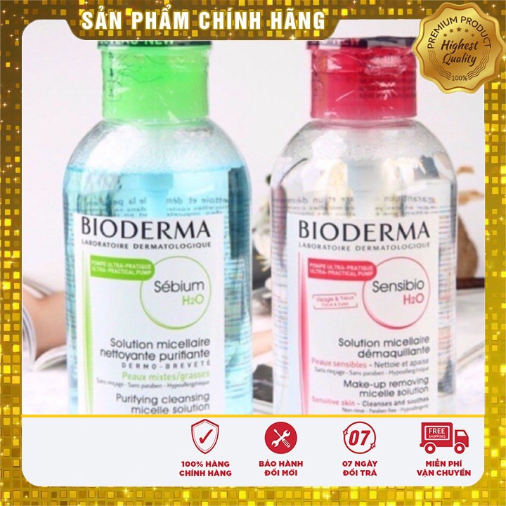Nước Tây trang Bioderma Créaline H2O 500ml thương hiệu nổi tiếng nước Pháp | BigBuy360 - bigbuy360.vn