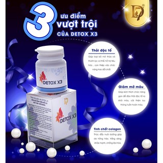 Detox x3 Đánh tan mỡ bụng