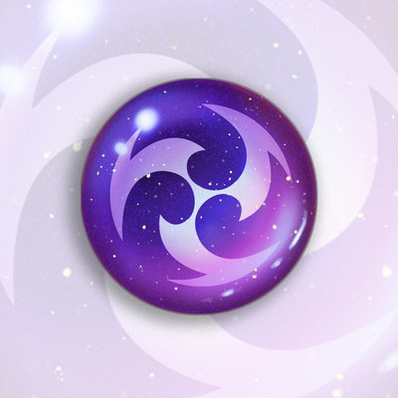 Ghim Cài Áo Hình Game Genshin Impact 7 Element Eye of God