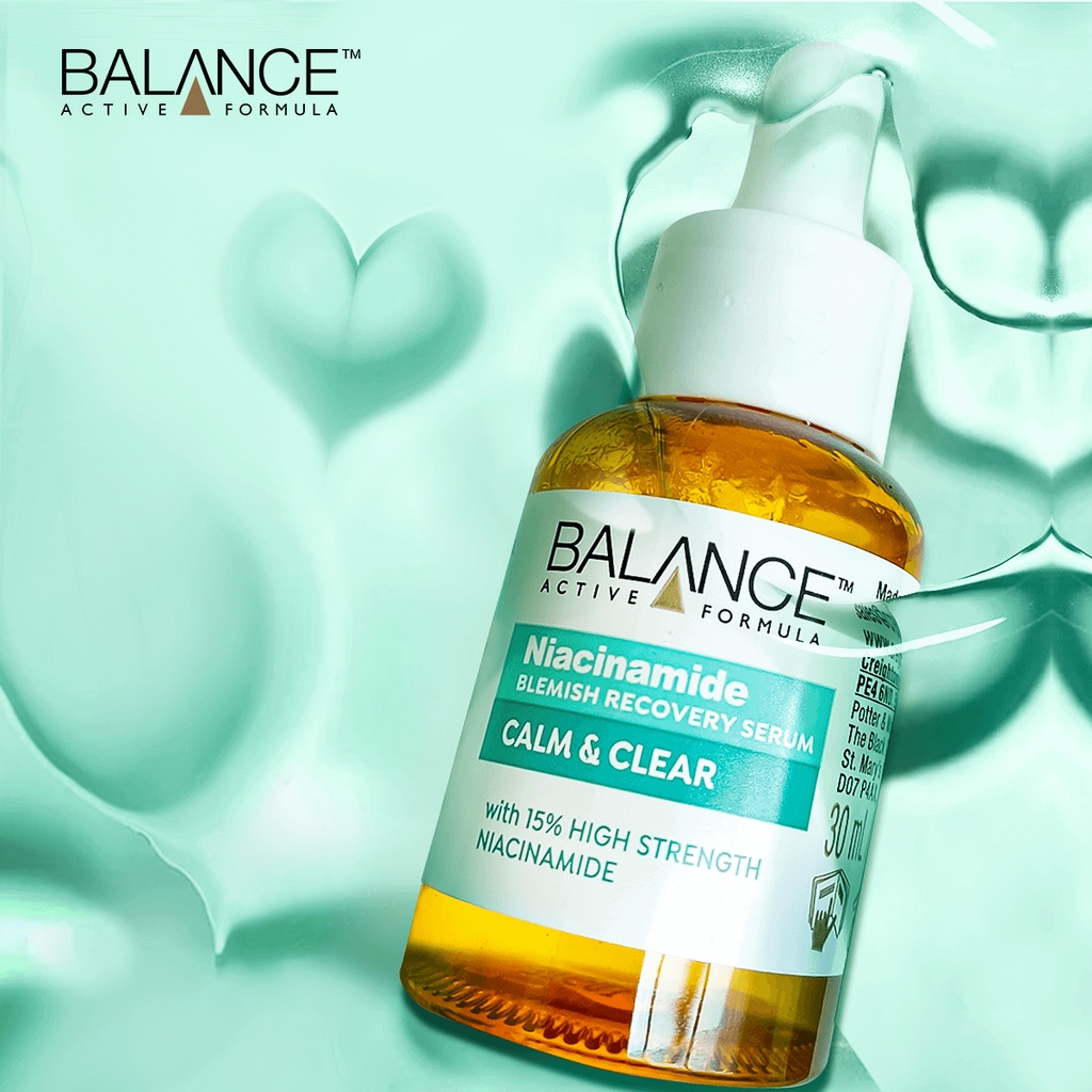 Serum Balance Active Formula Niacinamide 15% Blemish Recovery 30ml - Giúp Ngừa Mụn Mờ Thâm