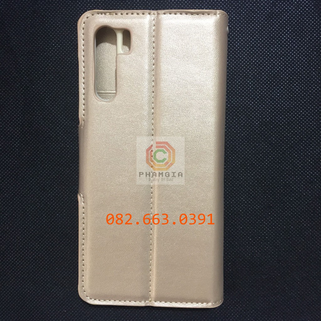 Bao da OPPO A91 2020 da đẹp, có ngăn ví, chống xem phim