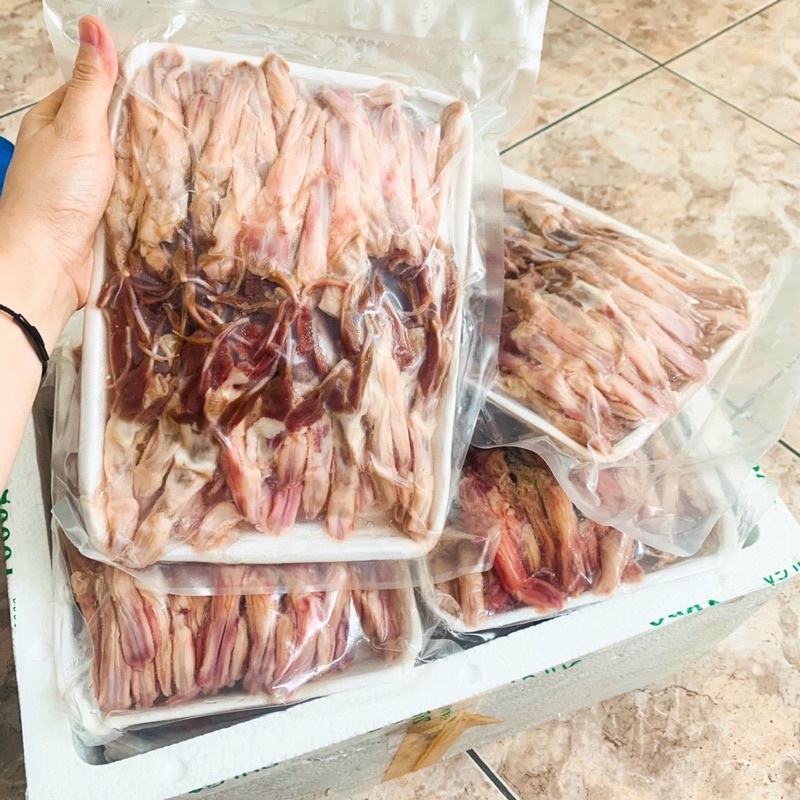 [HỎA TỐC SG] Lưỡi vịt làm sạch sapo khìa nước dừa chiên nước mắm 1kg