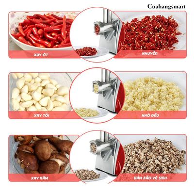 Máy xay thịt công nghiệp - Máy nhồi xúc xích đa năng -xay thịt làm dồi nhanh chóng công suất mạnh dễ vệ sinh