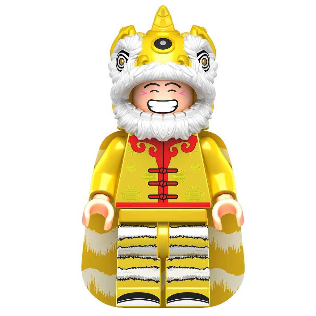 Đồ chơi Lego lắp ráp lego nhân vật phim hoạt hình truyền thống Trung Quốc