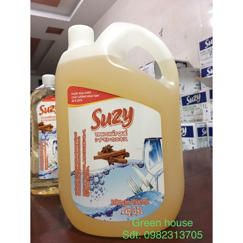 Nước rửa bát suzy 4kg - thành phần hữu cơ