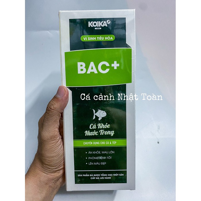 VI SINH TIÊU HÓA CHO CÁ CẢNH VÀ TÉP BAC+ KOIKA 1 LÍT