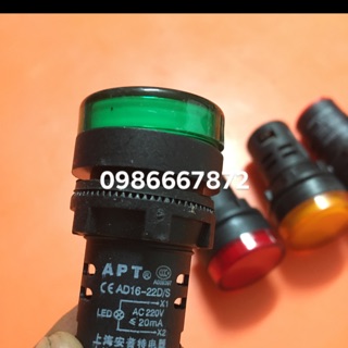 Đèn báo pha đỏ ,vàng ,xanh led phi 16 ,phi 22 điện áp 220v