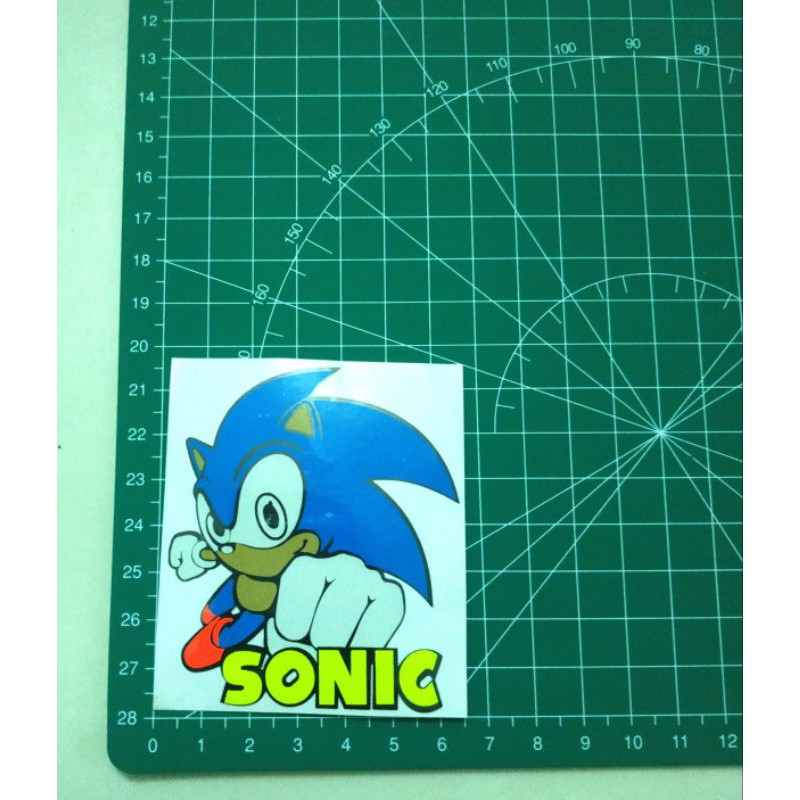 Miếng Dán Hình Sonic Trang Trí