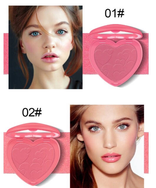 Phấn Má Tông Cam Thời Thượng Kiss Bèauty Sweet Heart Blusher