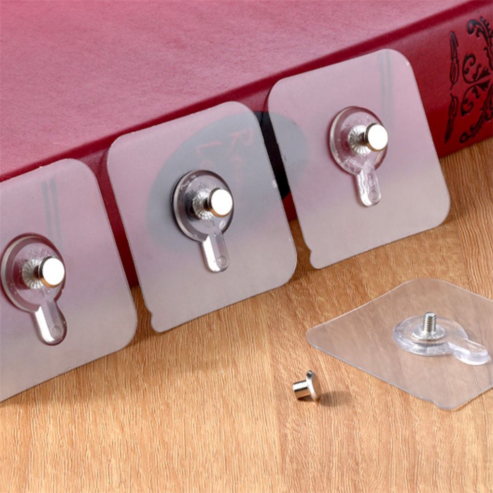 Đinh treo tranh thêu chữ thập dán tường không để lại dấu kích thước 6x6cm