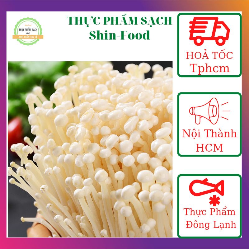 Nấm kim châm 150g tươi ngon giao HCM thực phẩm sạch SHINFOOD thumbnail