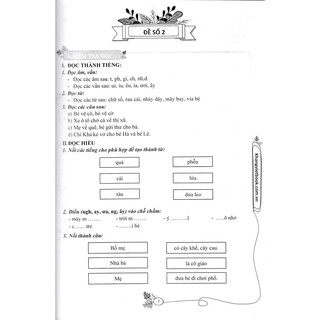100 Đề Kiểm Tra Tiếng Việt (Lớp 1, 2, 3, 4, 5)
