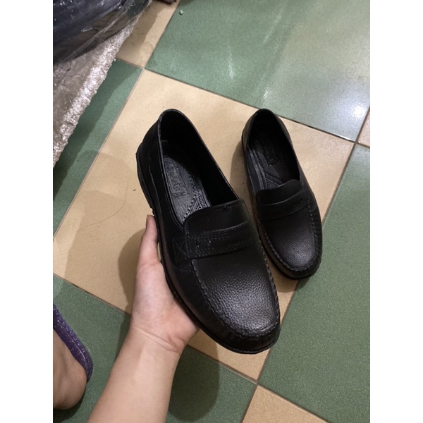 Giày nhựa cao su nam đi xây ,giày lao động màu đen