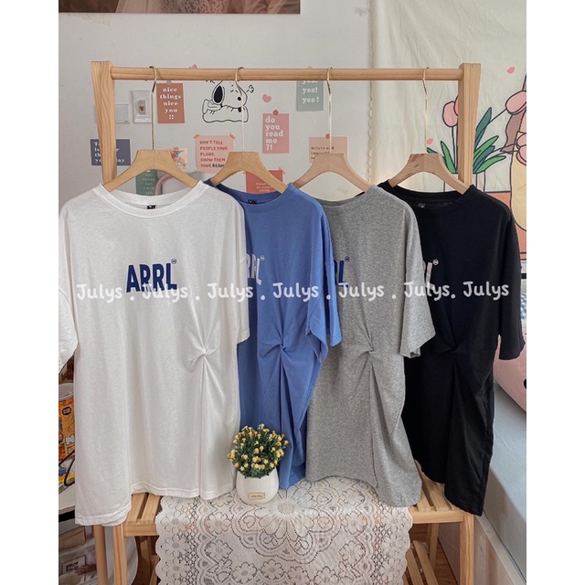 ÁO PHÔNG XOẮN xẻ vạt ARRL (ảnh thật shop chụp kèm video)