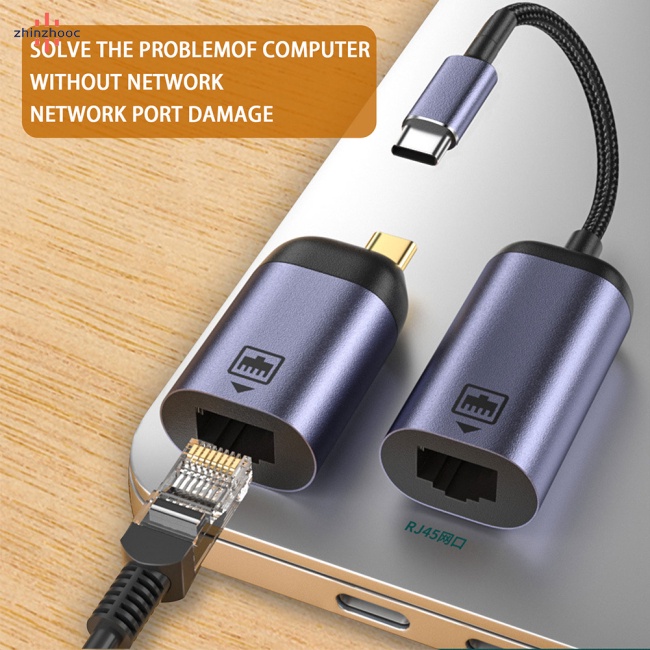 Dây Cáp Chuyển Đổi Cổng Mạng Lan vip Type-C Sang Rj45 100mbps Chuyên Dụng