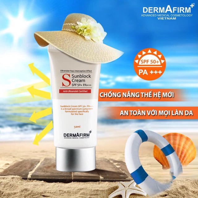 Kem chống nắng Demafirm Hàn Quốc Sun Block Cream SPF50 PA+++