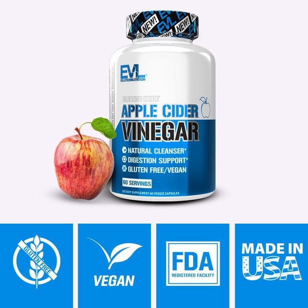 [MALL] Viên Uống EVL CLEANSE MODE APPLE CIDER VINEGAR 60 VIÊN Hỗ Trợ Tiêu Hóa Và Giải Độc Cho Cơ Thể Khỏe Mạnh - USA