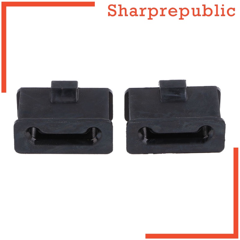 [SHARPREPUBLIC] 2PCS Muffler Mount Black Custom for Harley Drag Specialties | BigBuy360 - bigbuy360.vn