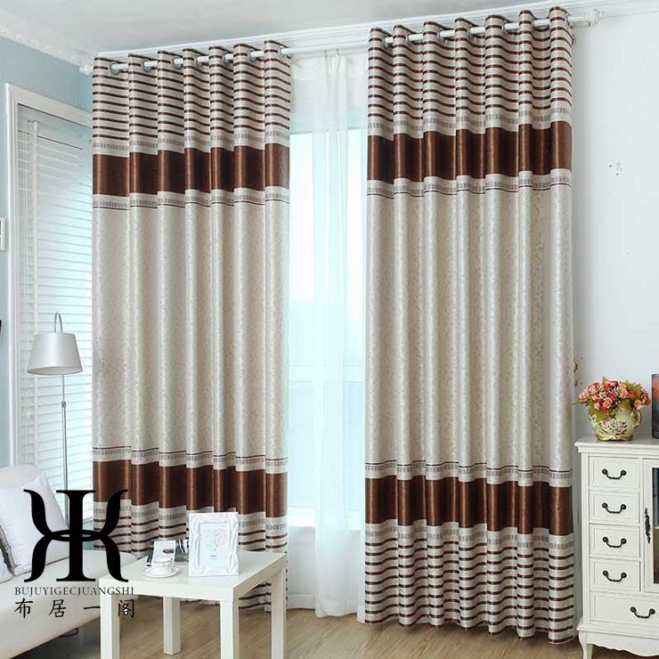 Rèm cửa dán chống nắng trang trí sổ High-end jacquard simple home decoration, living room and bedroom hot style special offer shading, heat insulation sunscreen floor-to-ceiling bay window curtain product