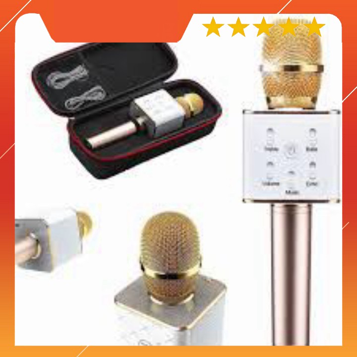 MICRO KARAOKE BLUETOOTH Q7 - CHUẨN CHÍNH HÃNG - đỉnh cao âm nhạc - Giao màu ngẫu nhiên