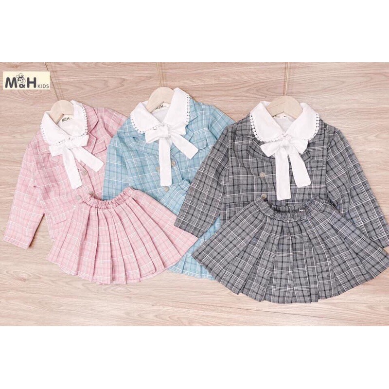 Vải kẻ may vest chất dày dặn không nhăn