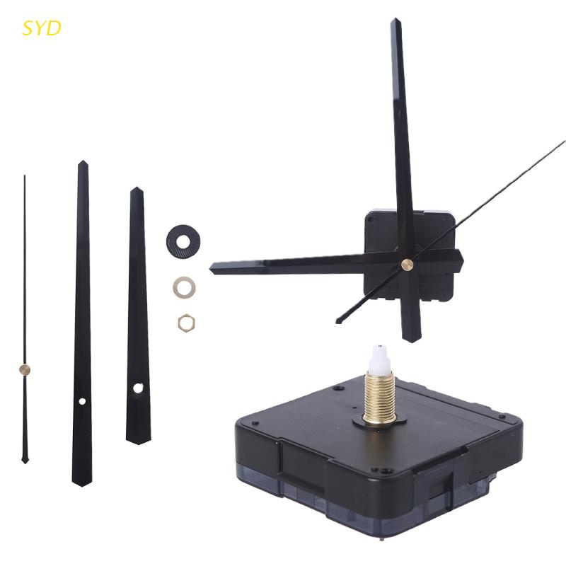 Bộ Kim Đồng Hồ Thay Thế Chạy Pin Với Trục Dài Không Gây Tiếng Ồn