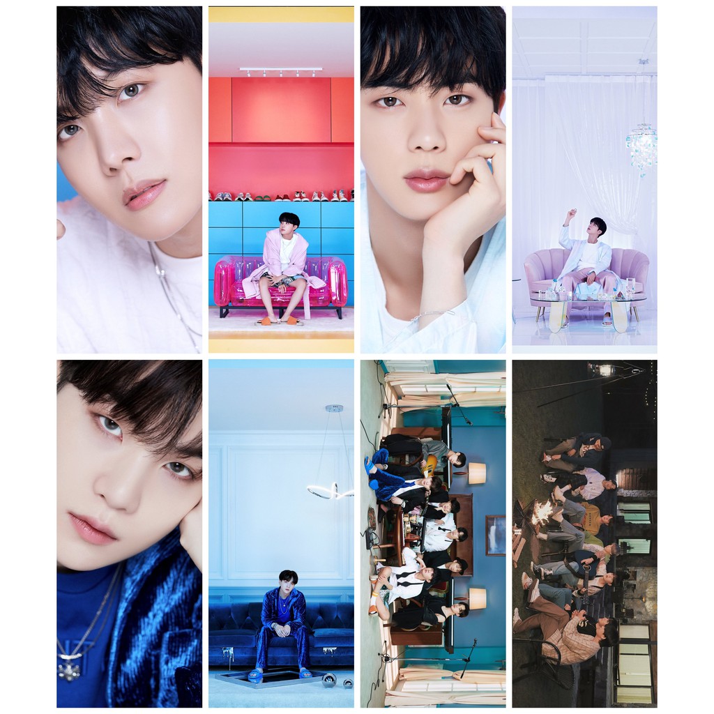 Set 16 bookmark ảnh BTS - BE