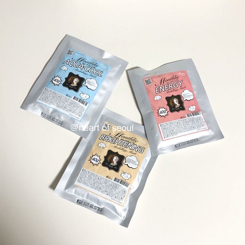 Mặt nạ thạch dẻo Montblie Modelling Mask gói 40g (Bill Hàn)