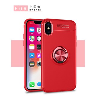 Ốp lưng iPhone 6/6plus/7/7plus/8/8plus/X/XS MAX dẻo có chân chống iRing