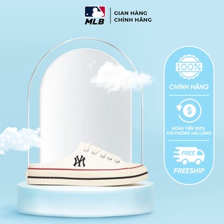 Giày MLB Playball Origin Mule Trắng Chính Hãng