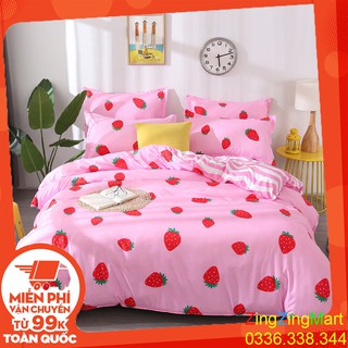 Combo Ga Chun Kèm Vỏ Gối Nằm Poly (Chat Với Shop Để Chọn Mẫu )