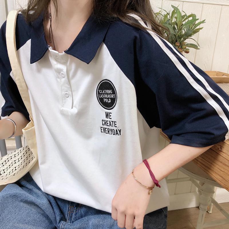 Áo Thun Polo Form Rộng Tay Lỡ Unisex Nam Nữ WE CREATE EVERY DAY Siêu Đẹp Camshop